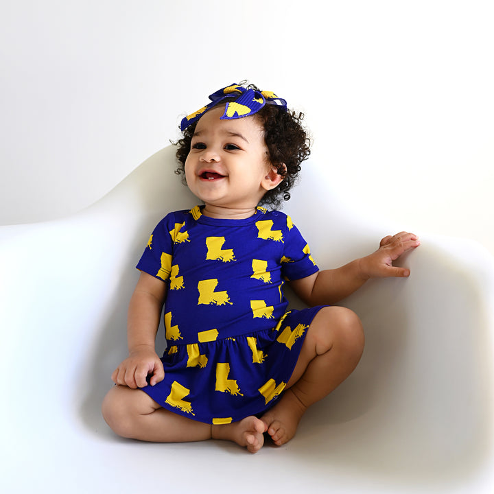 Louisiana Purple & Gold TUTU - Gigi and Max