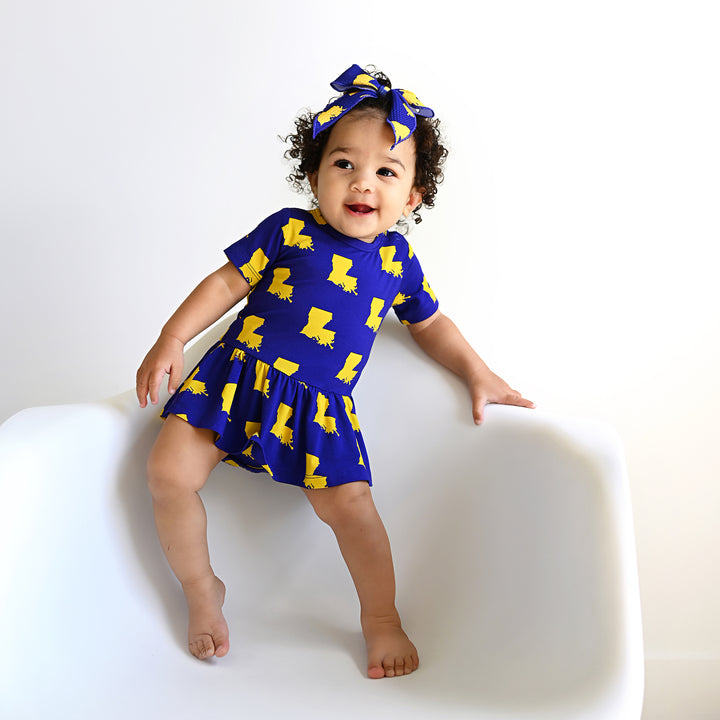 Louisiana Purple & Gold TUTU - Gigi and Max