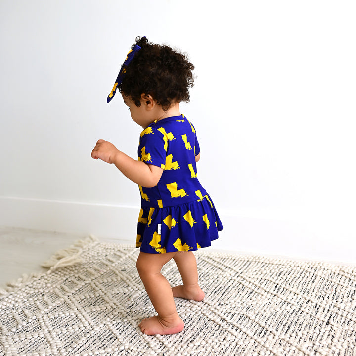 Louisiana Purple & Gold TUTU - Gigi and Max