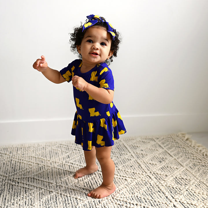 Louisiana Purple & Gold TUTU - Gigi and Max