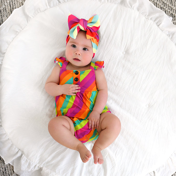 Amanda Stripe BUTTON BUBBLE - Gigi and Max