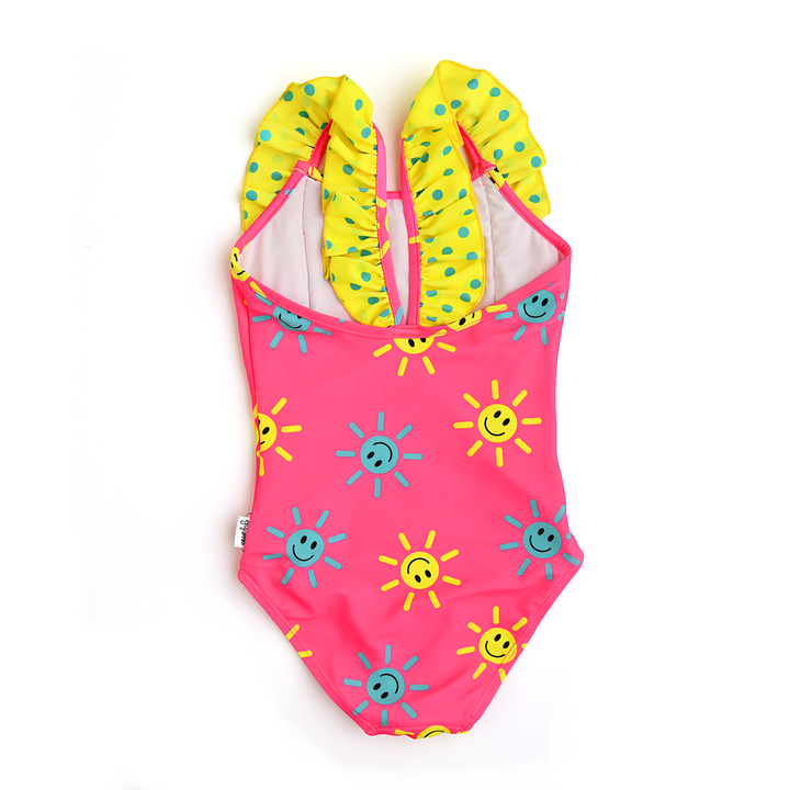 Brittany Smiley Face TANK ONE PIECE SWIMSUIT - Gigi and Max