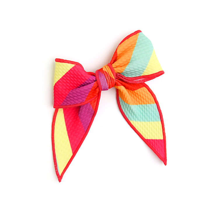 Amanda Stripe CLIP BOW - Gigi and Max