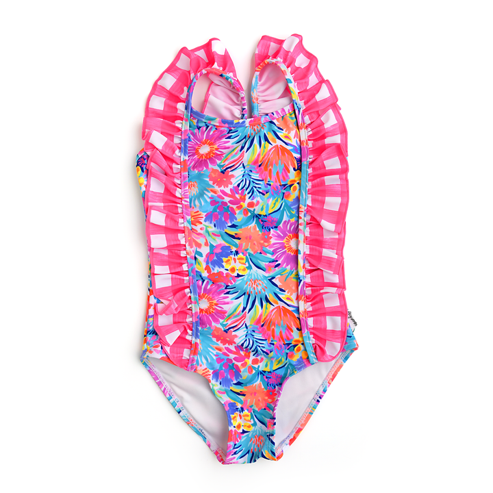 Megan Floral TANK ONE PIECE SWIMSUIT - Gigi and Max