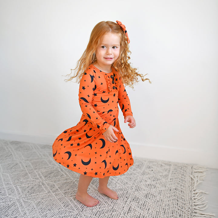 Blaise Orange Moon TUTU DRESS - Gigi and Max