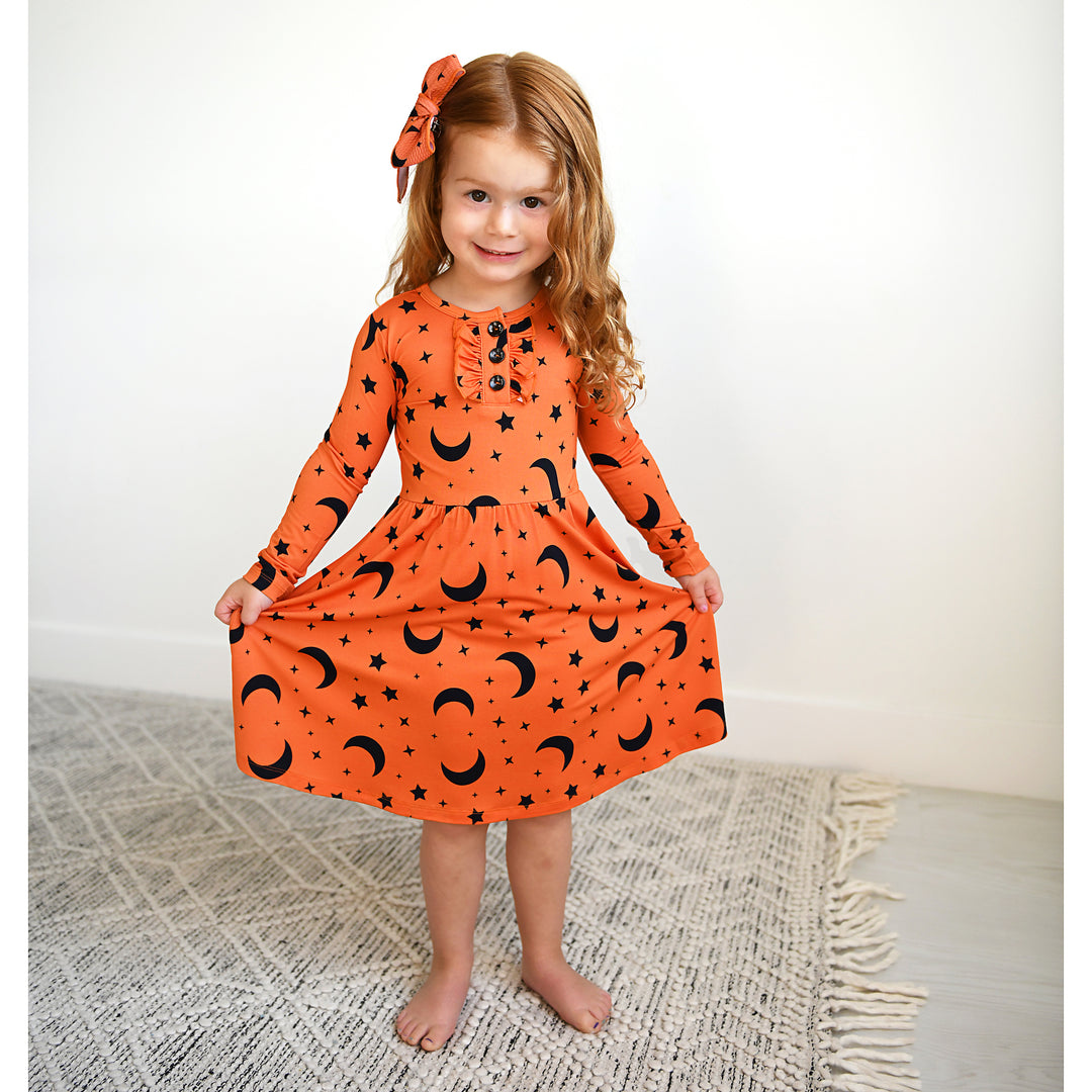 Blaise Orange Moon TUTU DRESS - Gigi and Max