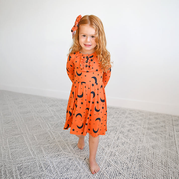 Blaise Orange Moon TUTU DRESS - Gigi and Max