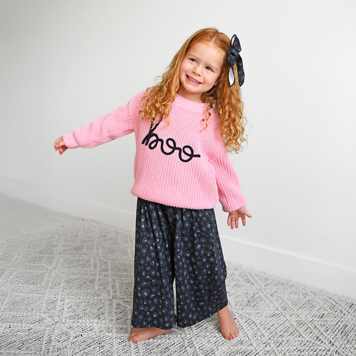 Ash Black Leopard CLIP BOW - Gigi and Max