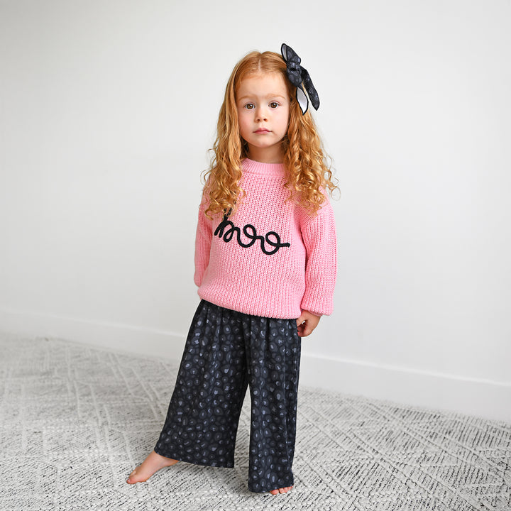 Ash Black Leopard CLIP BOW - Gigi and Max