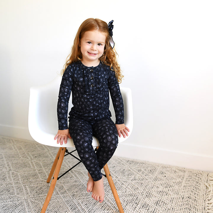 Ash Black Leopard CLIP BOW - Gigi and Max