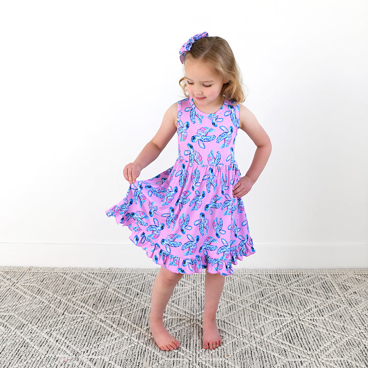 Waverly Sea Turtles TANK TWIRL DRESS - Gigi and Max