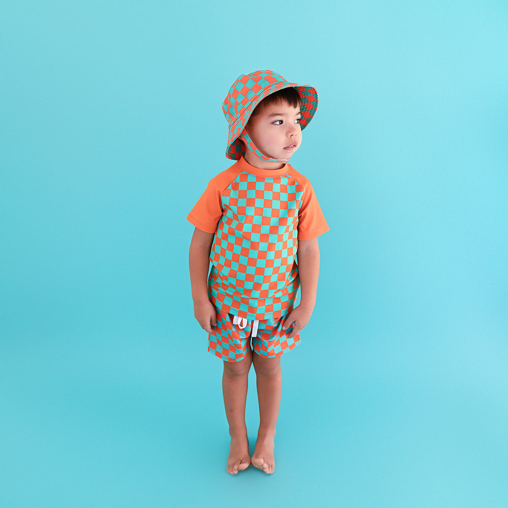 Spencer Checks SWIM SHORTS - Gigi and Max