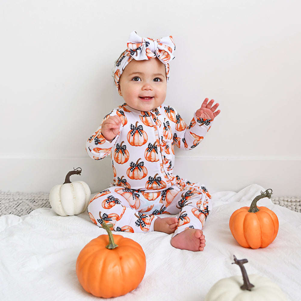 Lilith Pumpkin RUFFLE ZIP - Gigi and Max