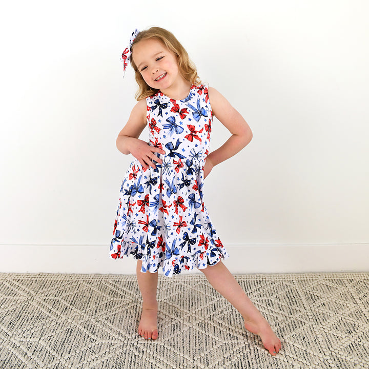 Eleanor Bows TANK TWIRL DRESS - Gigi and Max