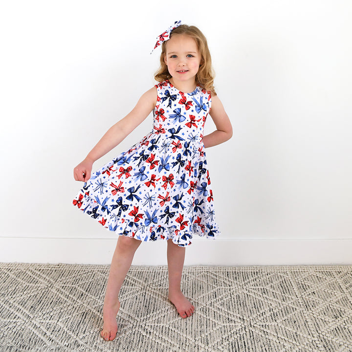 Eleanor Bows TANK TWIRL DRESS - Gigi and Max