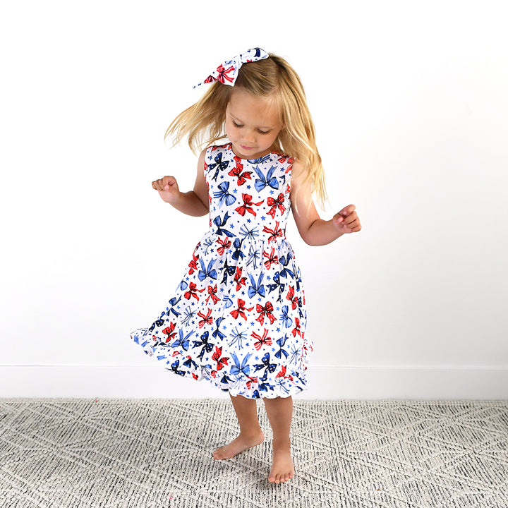 Eleanor Bows TANK TWIRL DRESS - Gigi and Max