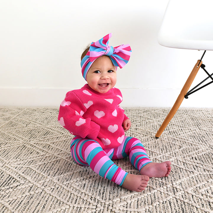 Pink Heart SWEATER - Gigi and Max