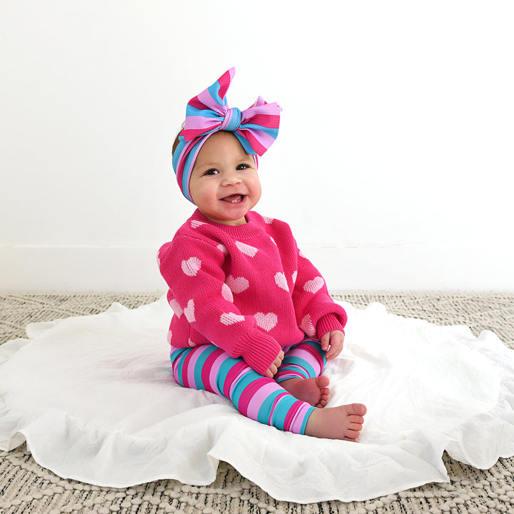 Pink Heart SWEATER - Gigi and Max