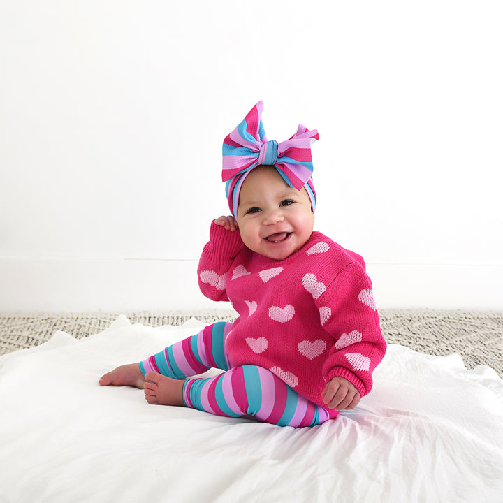 Pink Heart SWEATER - Gigi and Max