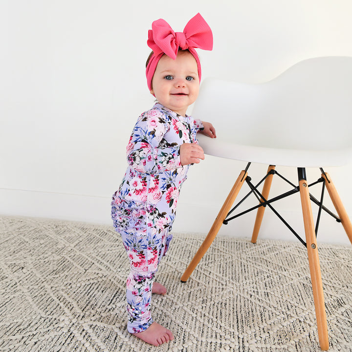 Emerson Floral RUFFLE ZIP - Gigi and Max