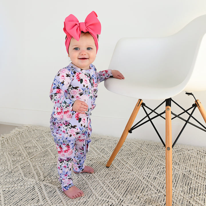 Emerson Floral RUFFLE ZIP - Gigi and Max