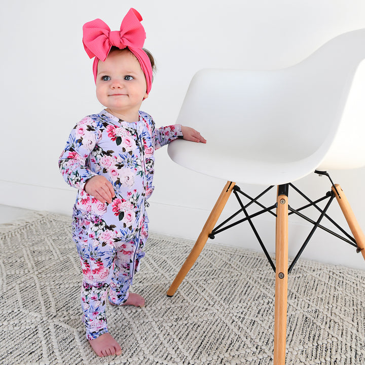 Emerson Floral RUFFLE ZIP - Gigi and Max