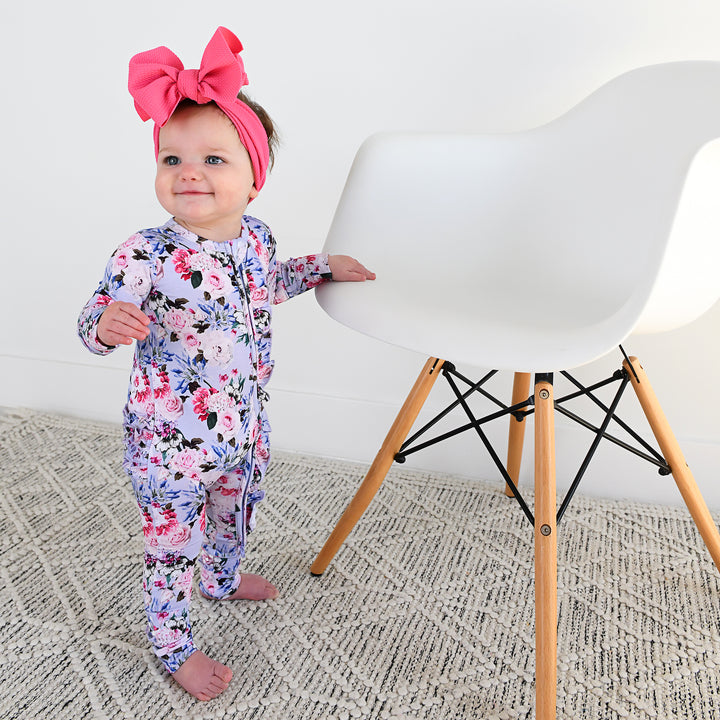 Emerson Floral RUFFLE ZIP - Gigi and Max