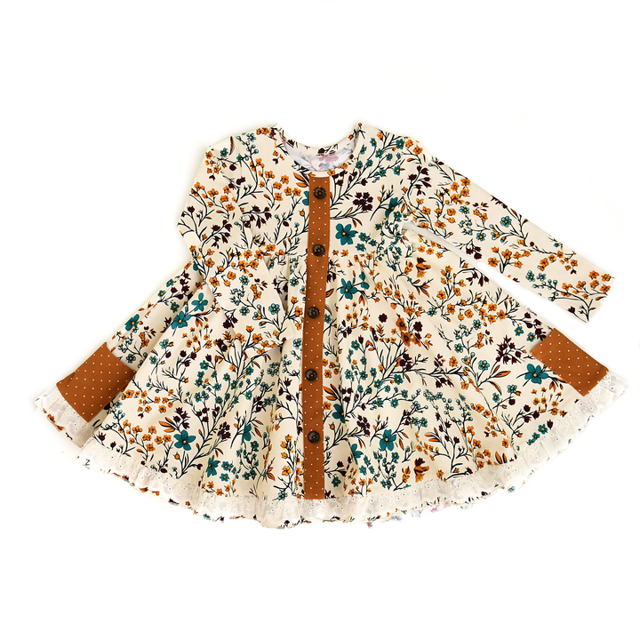 Maren Floral BUTTON DRESS - Gigi and Max