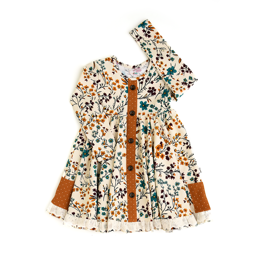 Maren Floral BUTTON DRESS - Gigi and Max