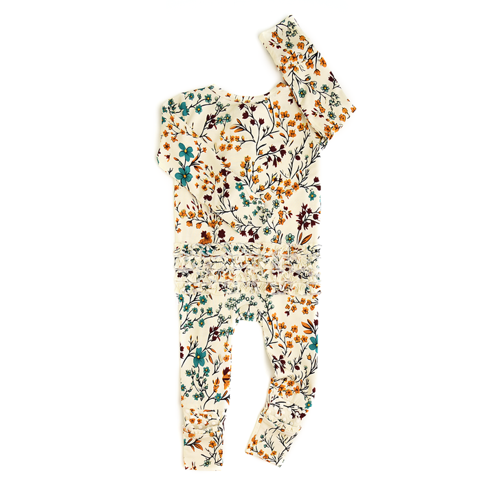 Maren Floral RUFFLE ZIP - Gigi and Max