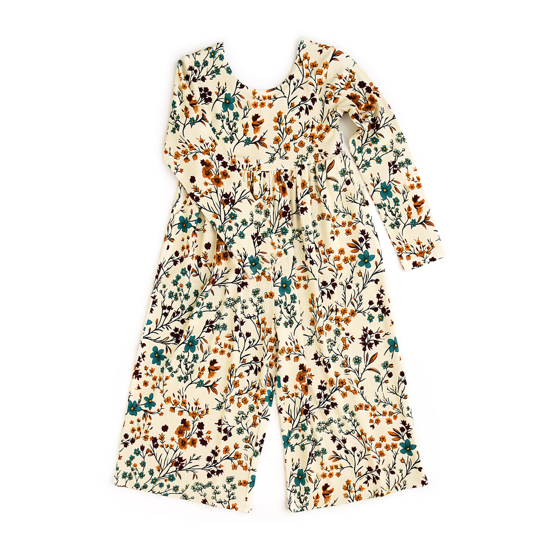 Maren Floral WIDE LEG ROMPER - Gigi and Max