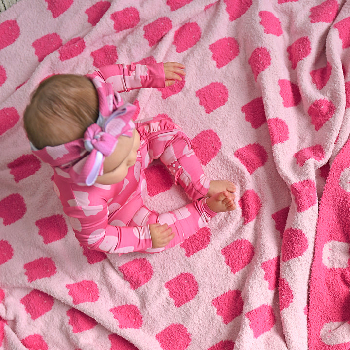 Draven Pink Ghost RUFFLE ZIP - Gigi and Max