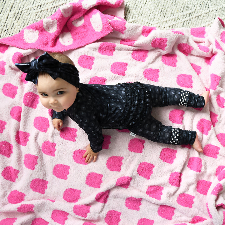 Ash Black Leopard RUFFLE ZIP - Gigi and Max