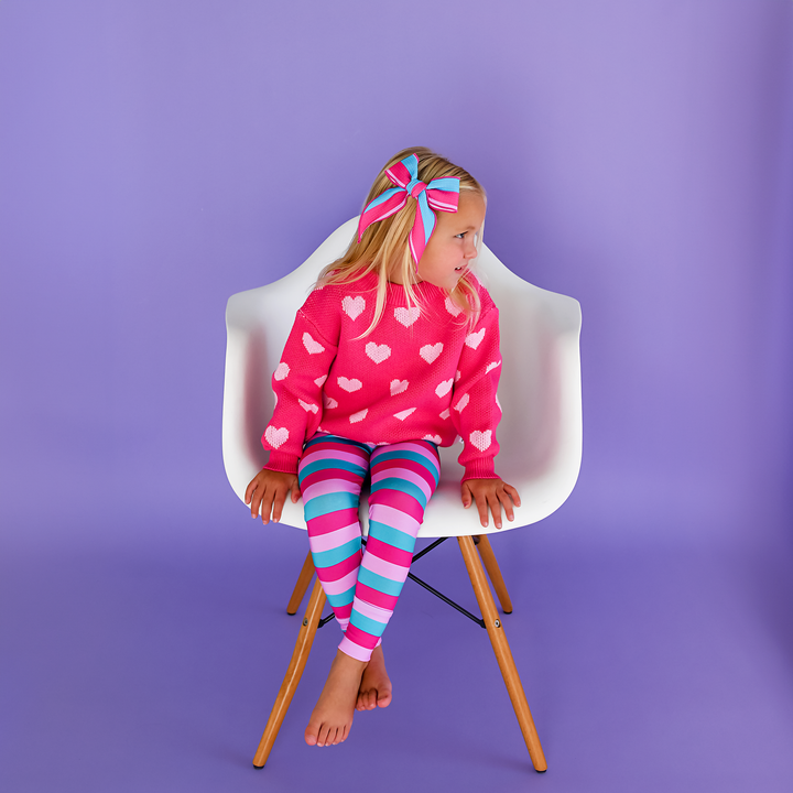 Pink Heart SWEATER - Gigi and Max