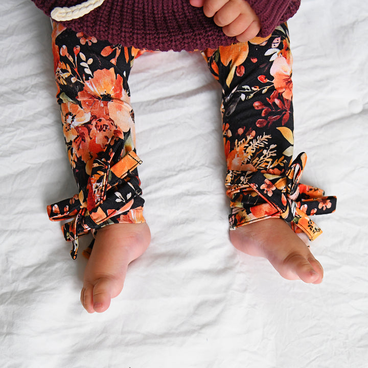 Auburn BOW LEGGINGS - Gigi and Max