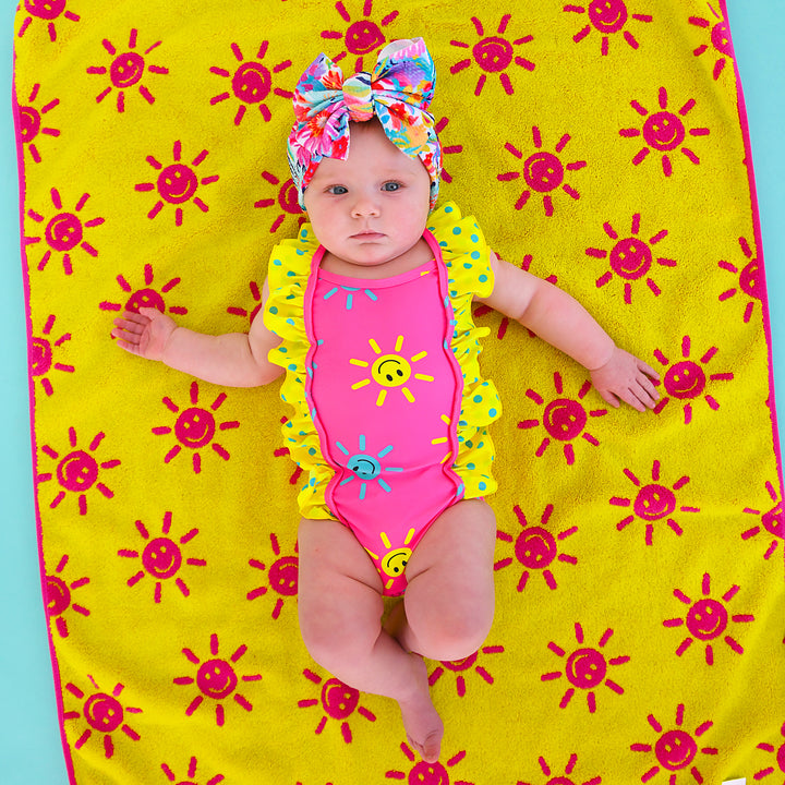 Brittany Smiley Face TANK ONE PIECE SWIMSUIT - Gigi and Max