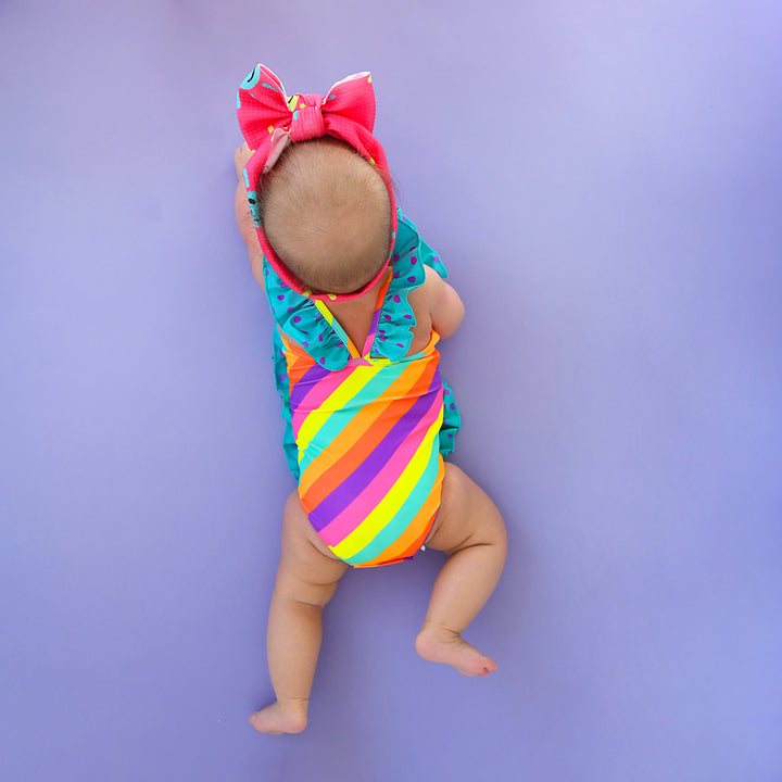 Brittany Smiley Face HEADWRAP - Gigi and Max