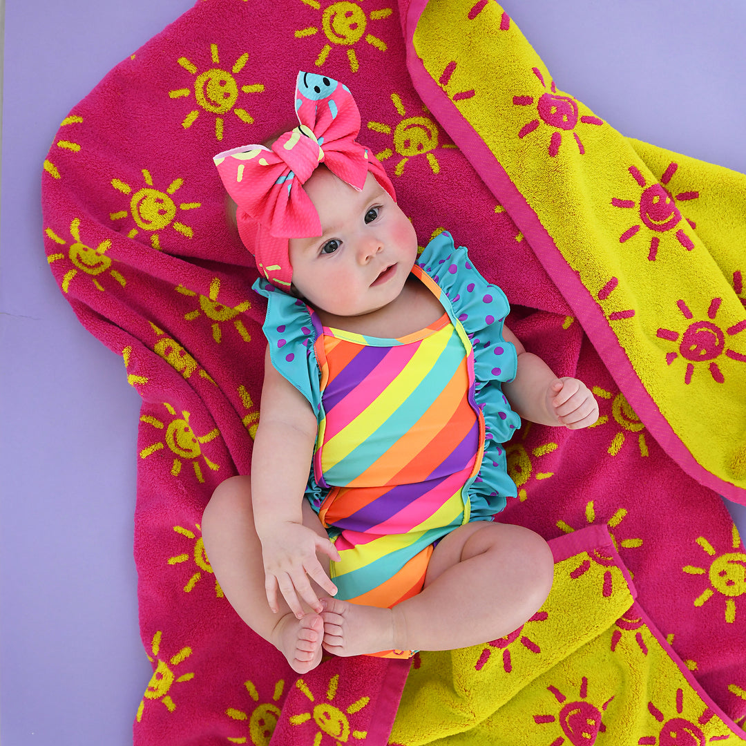 Brittany Smiley Face HEADWRAP - Gigi and Max