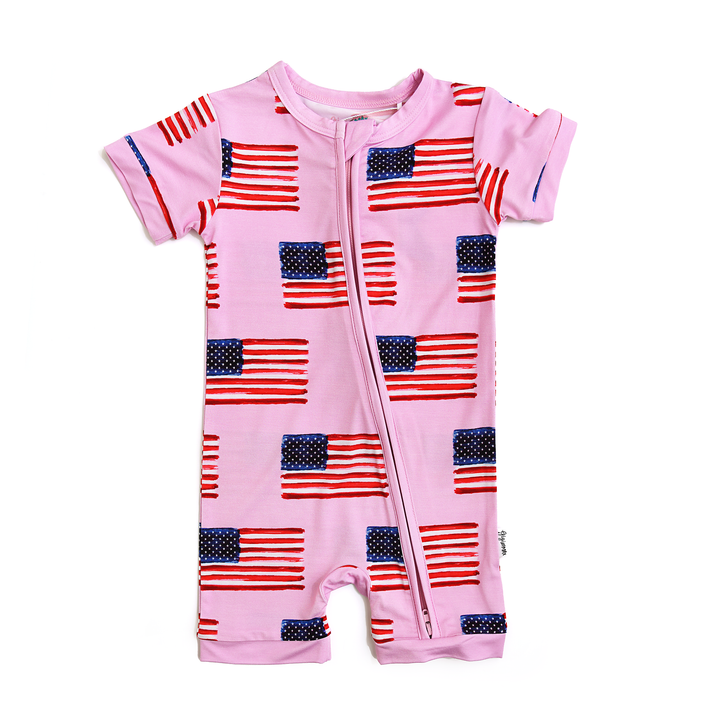 Betty Pink Flag SHORTY ZIP - Gigi and Max