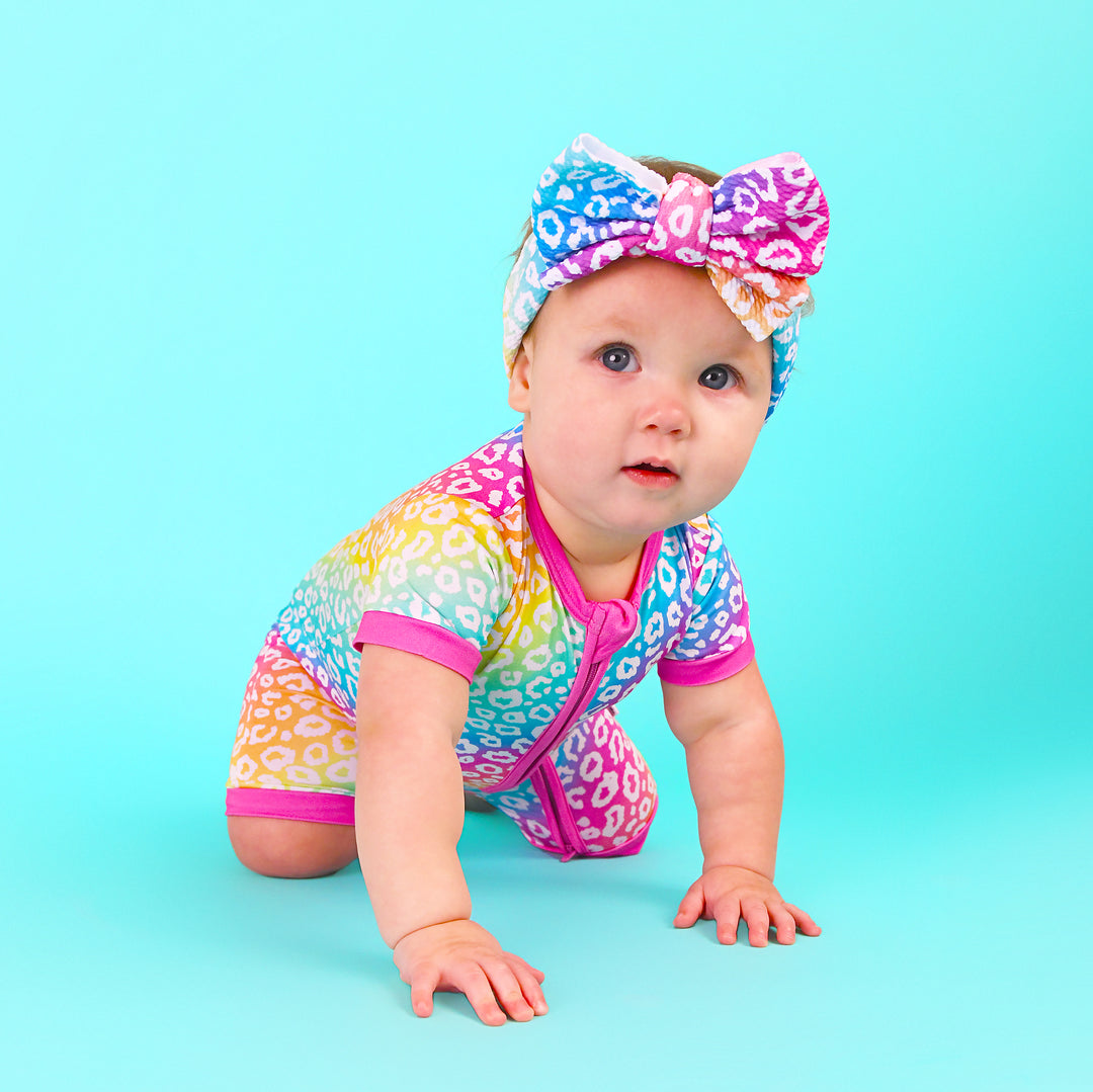 Summer Leopard SHORTY ZIP - Gigi and Max