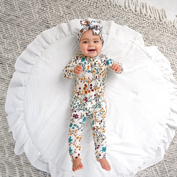 Maren Floral RUFFLE ZIP - Gigi and Max