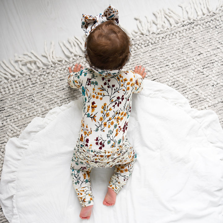 Maren Floral RUFFLE ZIP - Gigi and Max