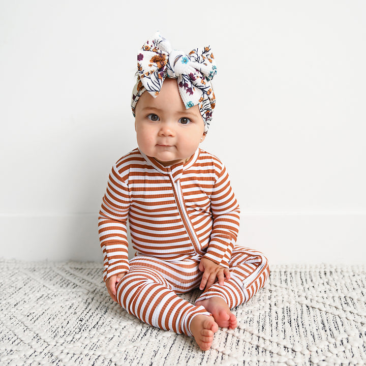 Chase Brown Ribbed ZIP - Gigi and Max