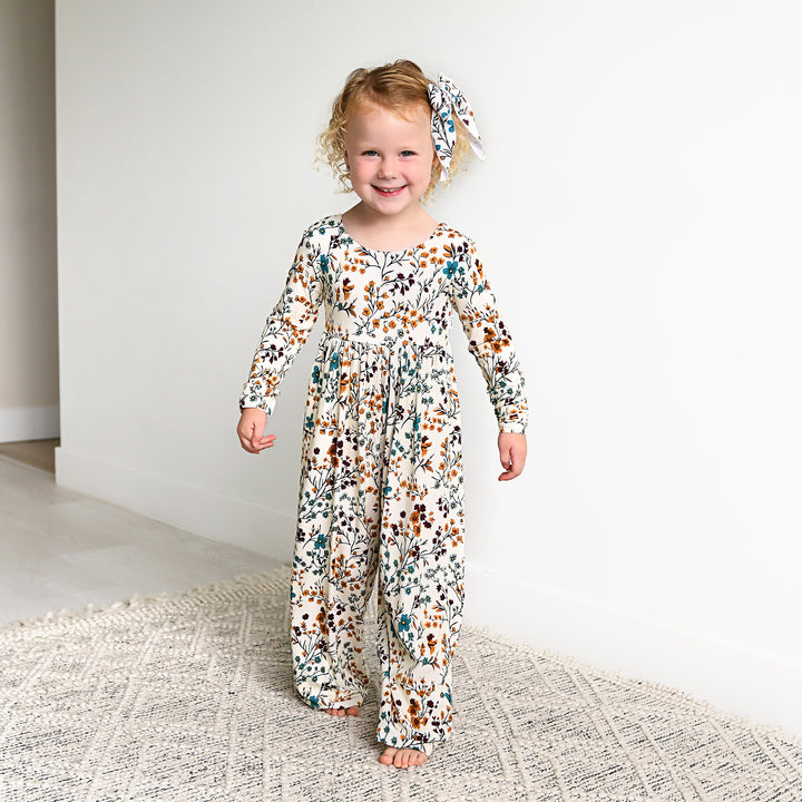 Maren Floral WIDE LEG ROMPER - Gigi and Max