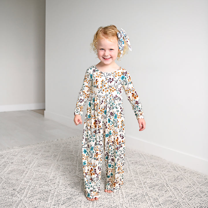 Maren Floral WIDE LEG ROMPER - Gigi and Max