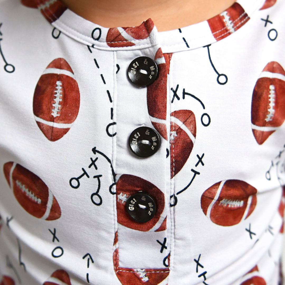 Brady Football TWO PIECE - Gigi and Max
