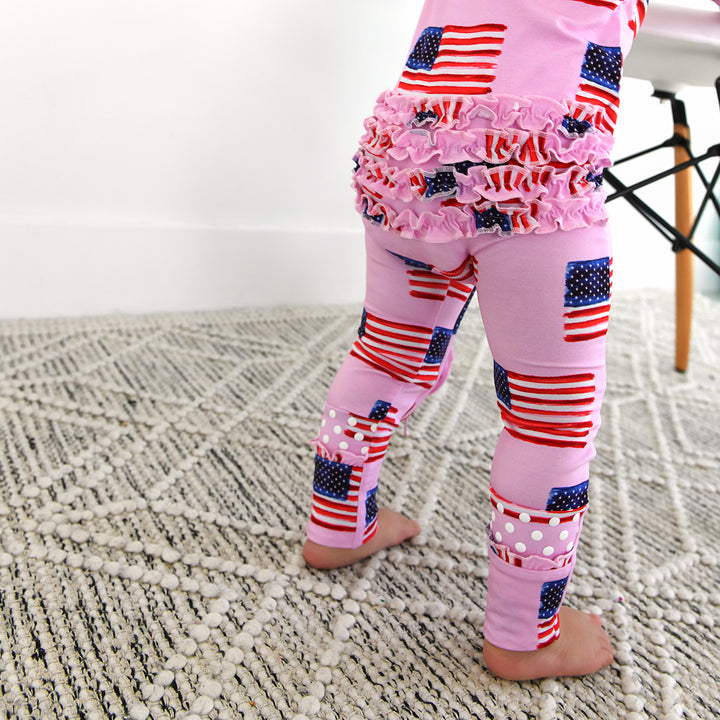 Betty Pink Flag RUFFLE ZIP - Gigi and Max