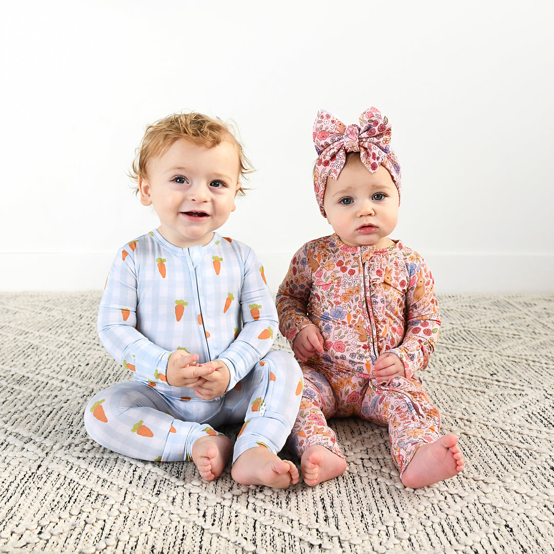 Henry Carrot Gingham ZIP - Gigi and Max