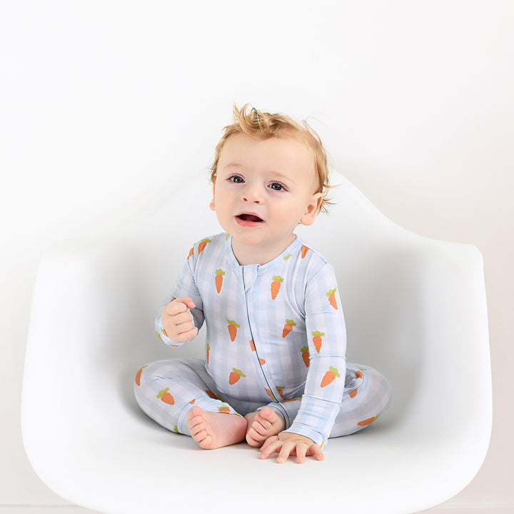 Henry Carrot Gingham ZIP - Gigi and Max