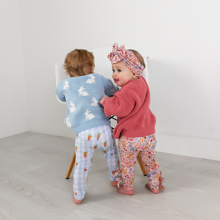 Henry Carrot Gingham LEGGINGS - Gigi and Max